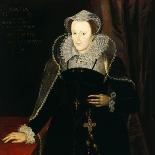 Queen Elizabeth, the Ermine Portrait, 1585-Nicholas Hilliard-Framed Giclee Print