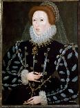 Queen Elizabeth, the Ermine Portrait, 1585-Nicholas Hilliard-Giclee Print