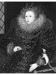 Portrait of Queen Elizabeth I of England, 1575-1580 (Painting)-Nicholas Hilliard-Giclee Print