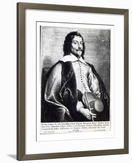 Nicholas Lanier, Engraved by Lucas Vostermans-Jan The Elder Lievens-Framed Giclee Print