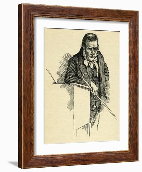 Nicholas Nickleby by Charles Dickens-Harold Copping-Framed Giclee Print