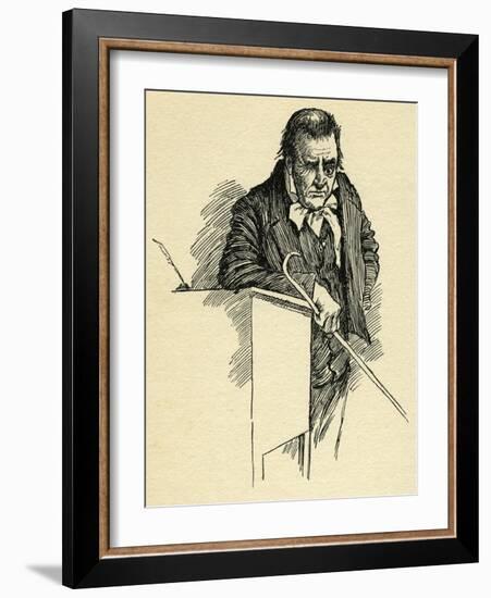 Nicholas Nickleby by Charles Dickens-Harold Copping-Framed Giclee Print