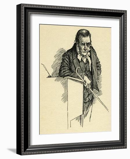 Nicholas Nickleby by Charles Dickens-Harold Copping-Framed Giclee Print