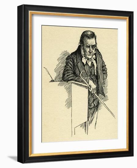 Nicholas Nickleby by Charles Dickens-Harold Copping-Framed Giclee Print