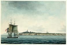 The Docks and Docks of Plymouth (England). Oil on Canvas, 1788, by Nicholas Pocock (1740-1821)-Nicholas Pocock-Giclee Print