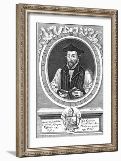 Nicholas Ridley, 16th Century English Protestant Reformer and Martyr-null-Framed Giclee Print