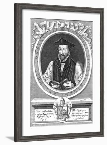 Nicholas Ridley, 16th Century English Protestant Reformer and Martyr-null-Framed Giclee Print