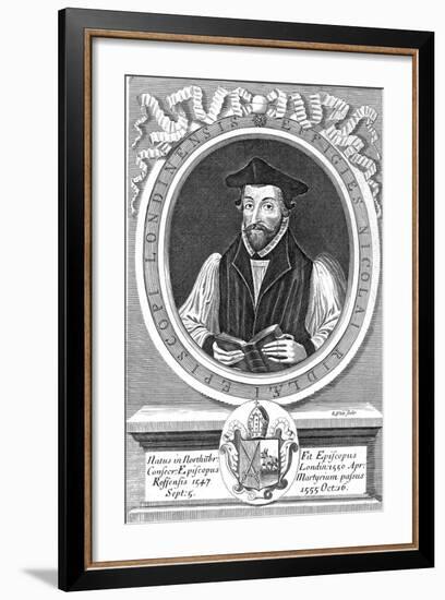 Nicholas Ridley, 16th Century English Protestant Reformer and Martyr-null-Framed Giclee Print