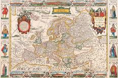 New World Map, 17th Century-Visscher-Framed Art Print