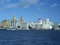 Liverpool Skyline across the Mersey River, England, United Kingdom, Europe-Nicholson Christopher-Photographic Print