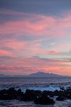 Kaikoura Ranges in South Island at Sunset from Wellington, North Island, New Zealand, Pacific-Nick-Framed Photographic Print