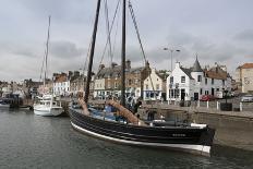 Sailing Herring Drifter Moored in Harbour, Anstruther, Fife Coast, Scotland, United Kingdom-Nick Servian-Photographic Print