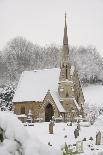 Box Cemetery Chapel after Heavy Snow, Box, Wiltshire, England, United Kingdom, Europe-Nick Upton-Photographic Print
