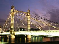 Albert Bridge, London, England, United Kingdom-Nick Wood-Photographic Print
