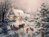 Christmas Cottage-Nicky Boehme-Giclee Print