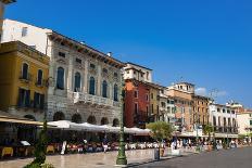 Piazza Bra, Verona, UNESCO World Heritage Site, Veneto, Italy, Europe-Nico-Photographic Print