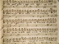 Autograph Music Score of Agrippina, 1708-Nicola Antonio Porpora-Giclee Print