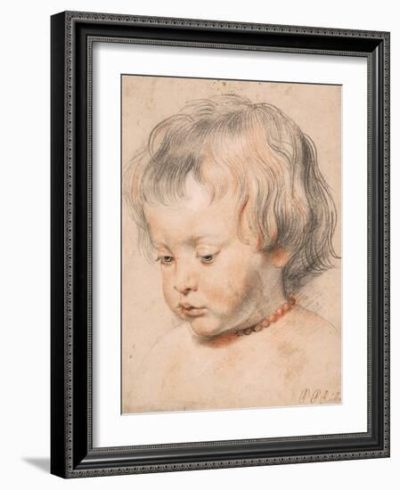 Nicolaas Rubens Wearing a Coral Neckless, c.1619-20-Peter Paul Rubens-Framed Giclee Print