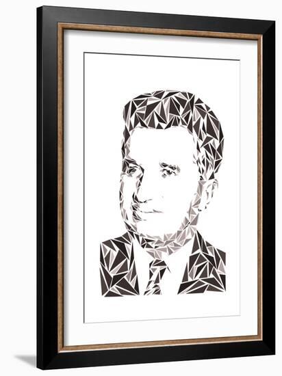 Nicolae Ceausescu-Cristian Mielu-Framed Art Print