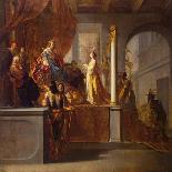 Queen of Sheba before Solomon, 1640S-Nicolaes Knüpfer-Giclee Print