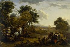 The Battle Between Alexander and Porus-Nicolaes Pietersz. Berchem-Giclee Print