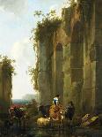 City Wall of Haarlem in the Winter-Nicolaes Pietersz. Berchem-Art Print