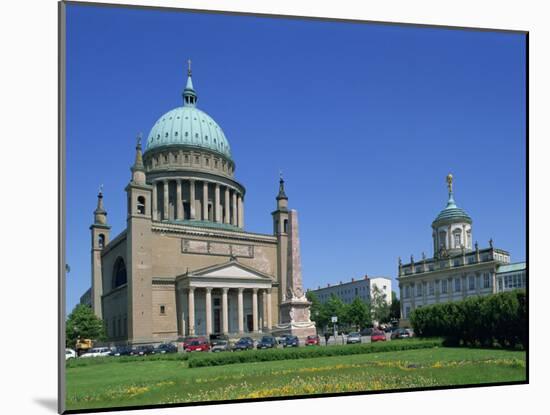 Nicolai Church in Potsdam, Brandenburg, Germany, Europe-Hans Peter Merten-Mounted Photographic Print