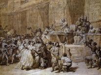 Proclamation at Convention in Paris of Abolition of Slavery-Nicolas Andre Monsiau-Giclee Print