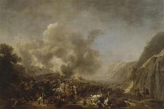 Combat et prise de la ville d'Ebersberg, le 3 mai 1809-Nicolas Antoine Taunay-Framed Giclee Print