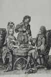 Elegant Company Playing Backgammon-Nicolas Arnoult-Mounted Giclee Print