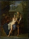 Joseph and Potiphar's Wife-Nicolas Bertin-Mounted Giclee Print