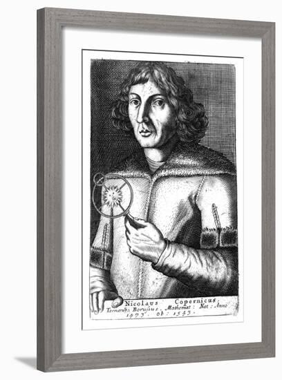 Nicolas Copernicus, Polish Astronomer and Mathematician-null-Framed Giclee Print