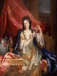 Portrait of Gabrielle Emilie Le Tonnelier De Breteuil, Marquise Du Chatelet-Nicolas de Largilliere-Giclee Print