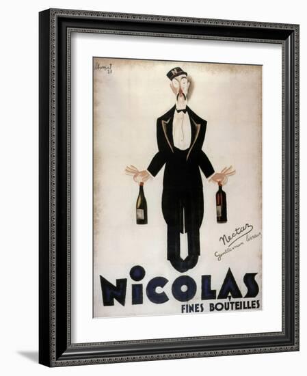 Nicolas Fines Bouteilles-null-Framed Giclee Print