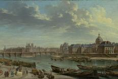 Le Pont Neuf et la Cité, vus du quai de Conti, 1772-Nicolas Jean Baptiste Raguenet-Giclee Print