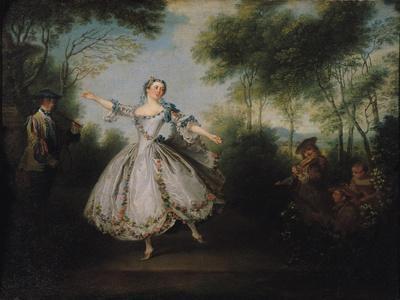 Marie-Anne Cuppi (1710-70) known as La Camargo, Dancing, 1730
