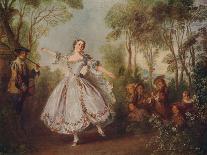 A Lady and a Gentleman in the Garden with Two Children c. 1742 (Detail)-Nicolas Lancret-Giclee Print