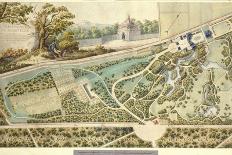 Plan du jardin de Bagatelle vers 1814-Nicolas-Framed Giclee Print