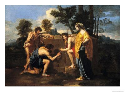 Nicolas Poussin The Annunciation Giclee Canvas Print Paintings Poster