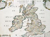 Map of Britain and Ireland, Published Paris 1640-Nicolas Sanson D'abbeville-Framed Giclee Print