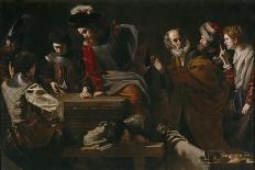 The Denial of Saint Peter, Ca 1625-Nicolas Tournier-Framed Giclee Print