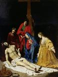 Le Christ en croix, la Vierge, la Madeleine, saint Jean et saint Vincent de Paul-Nicolas Tournier-Giclee Print