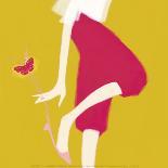 Butterfly Ballet Flat-Nicole De Rueda-Framed Art Print