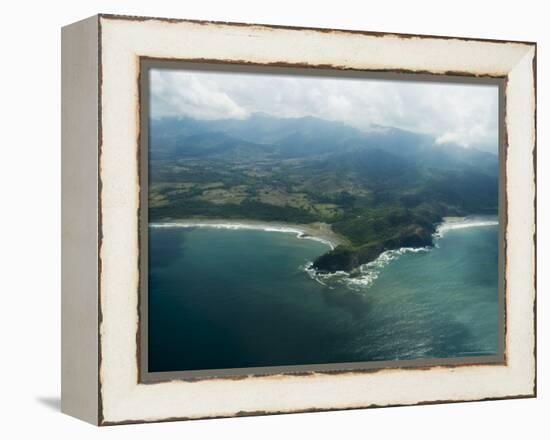Nicoya Peninsula from the Air, Costa Rica, Central America-R H Productions-Framed Premier Image Canvas