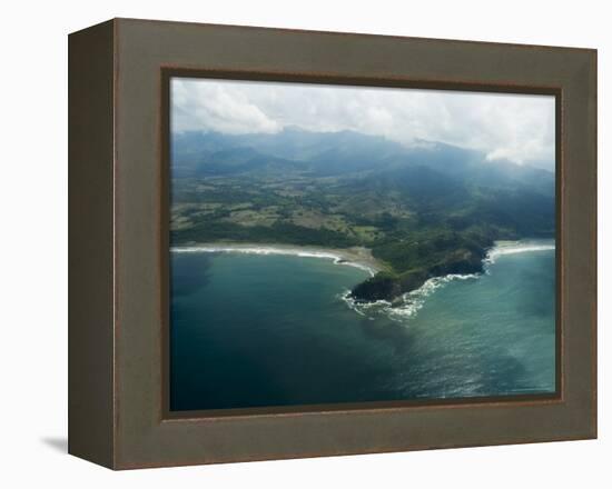 Nicoya Peninsula from the Air, Costa Rica, Central America-R H Productions-Framed Premier Image Canvas