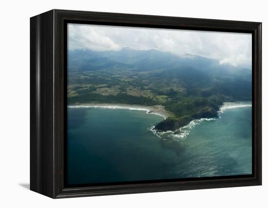 Nicoya Peninsula from the Air, Costa Rica, Central America-R H Productions-Framed Premier Image Canvas