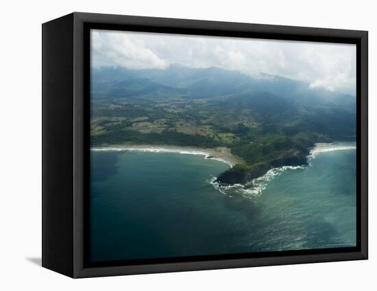 Nicoya Peninsula from the Air, Costa Rica, Central America-R H Productions-Framed Premier Image Canvas