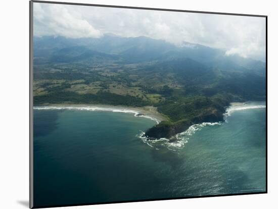 Nicoya Peninsula from the Air, Costa Rica, Central America-R H Productions-Mounted Photographic Print