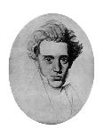 Soren Kierkegaard, Danish Philosopher and Theologian, C1840-Niels Christian Kierkegaard-Mounted Giclee Print