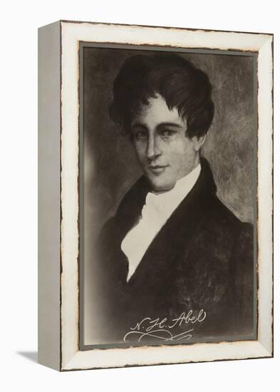 Niels Henrik Abel (1801-1829), Norwegian Mathematician-null-Framed Premier Image Canvas